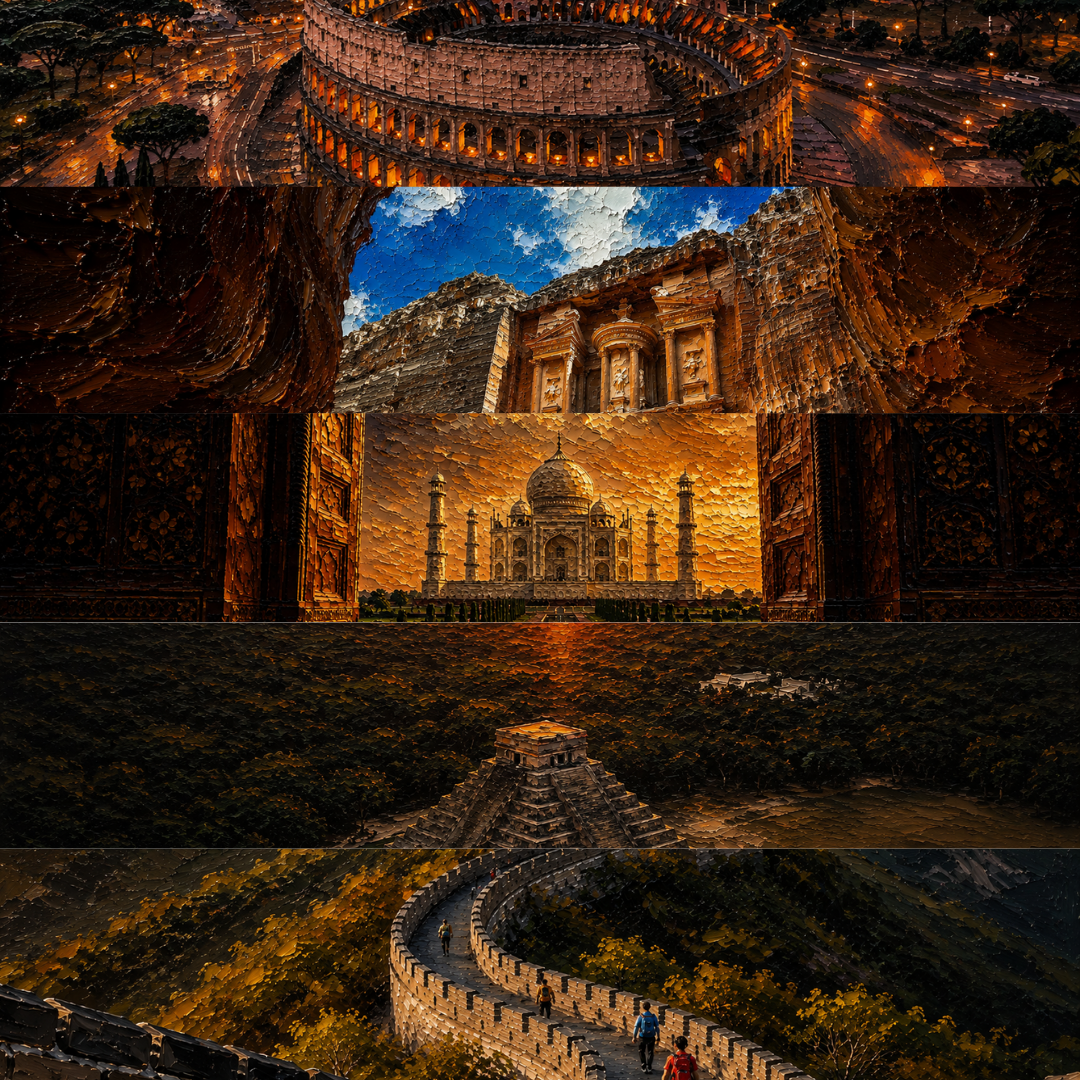 7 wonders collection - 7+ Wallpapers